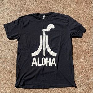 Aloha Atari spoof T shirt Men’s L